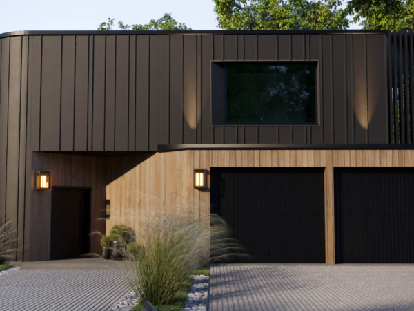 Rendu 3D détaillé du plan de maison conçu par les architectes de Pammax Design, montrant l'architecture.