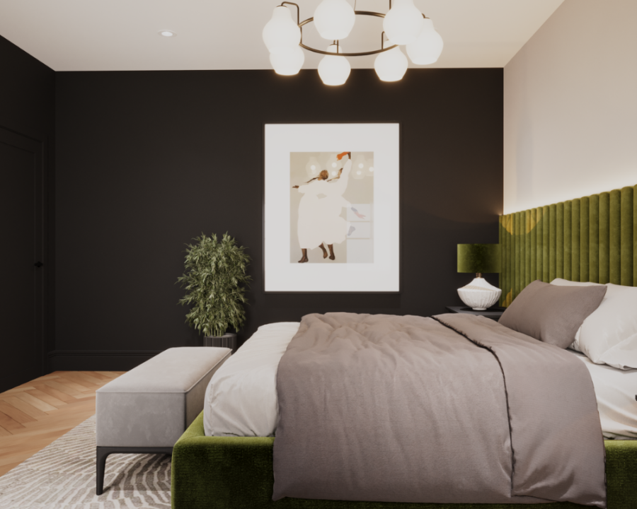 Rendu 3D détaillé du plan de maison Champêtre conçu par les architectes de Pammax Design, montrant l'architecture.